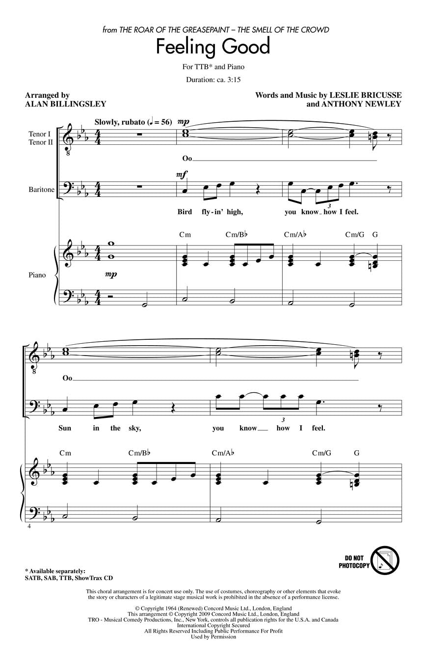 Feeling Good - sample page 1