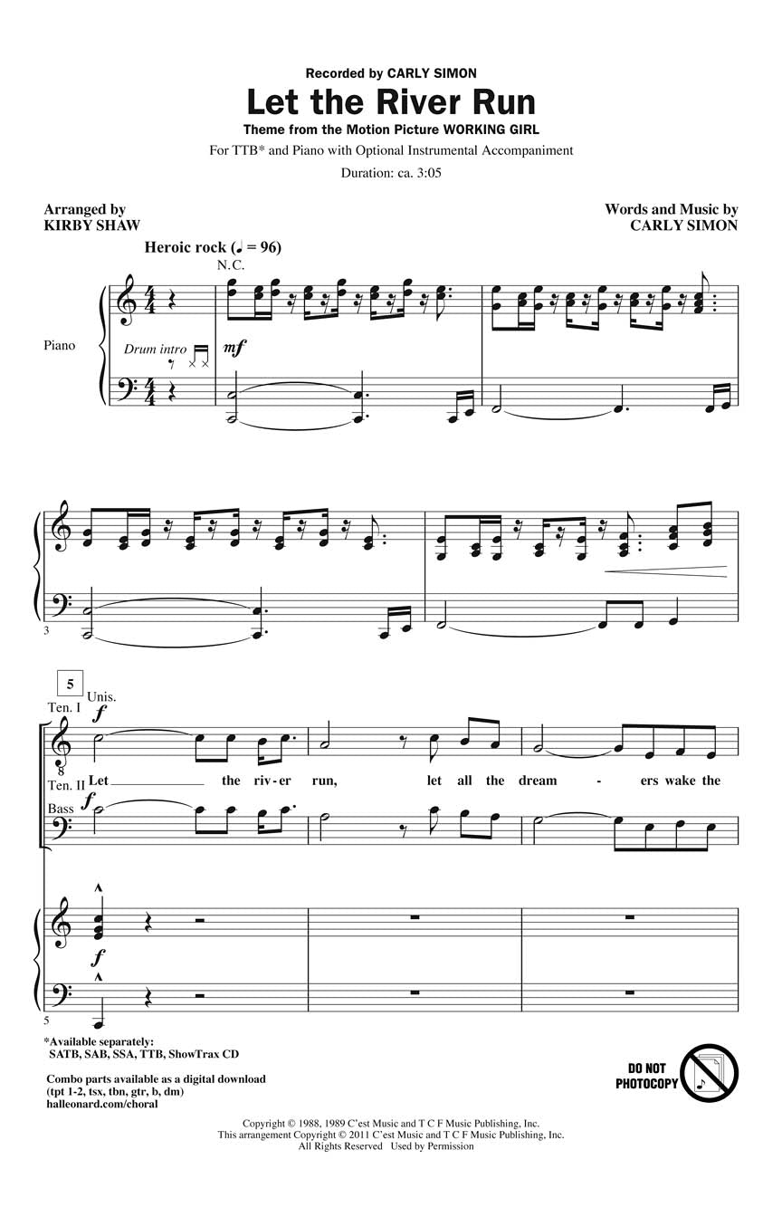 Let the River Run - sample page 1