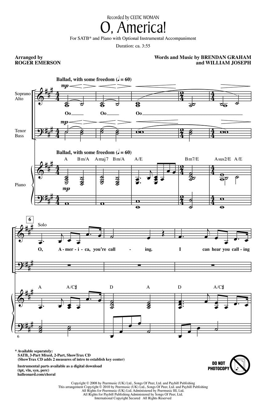 O, America! - sample page 1