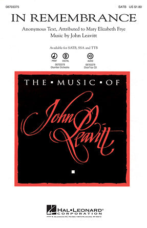 Product Cover for In Remembrance