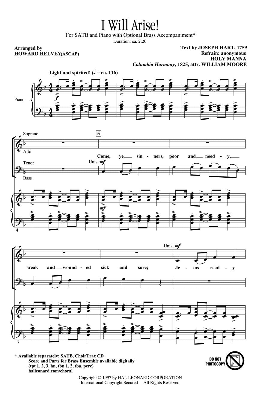 I Will Arise! - sample page 1