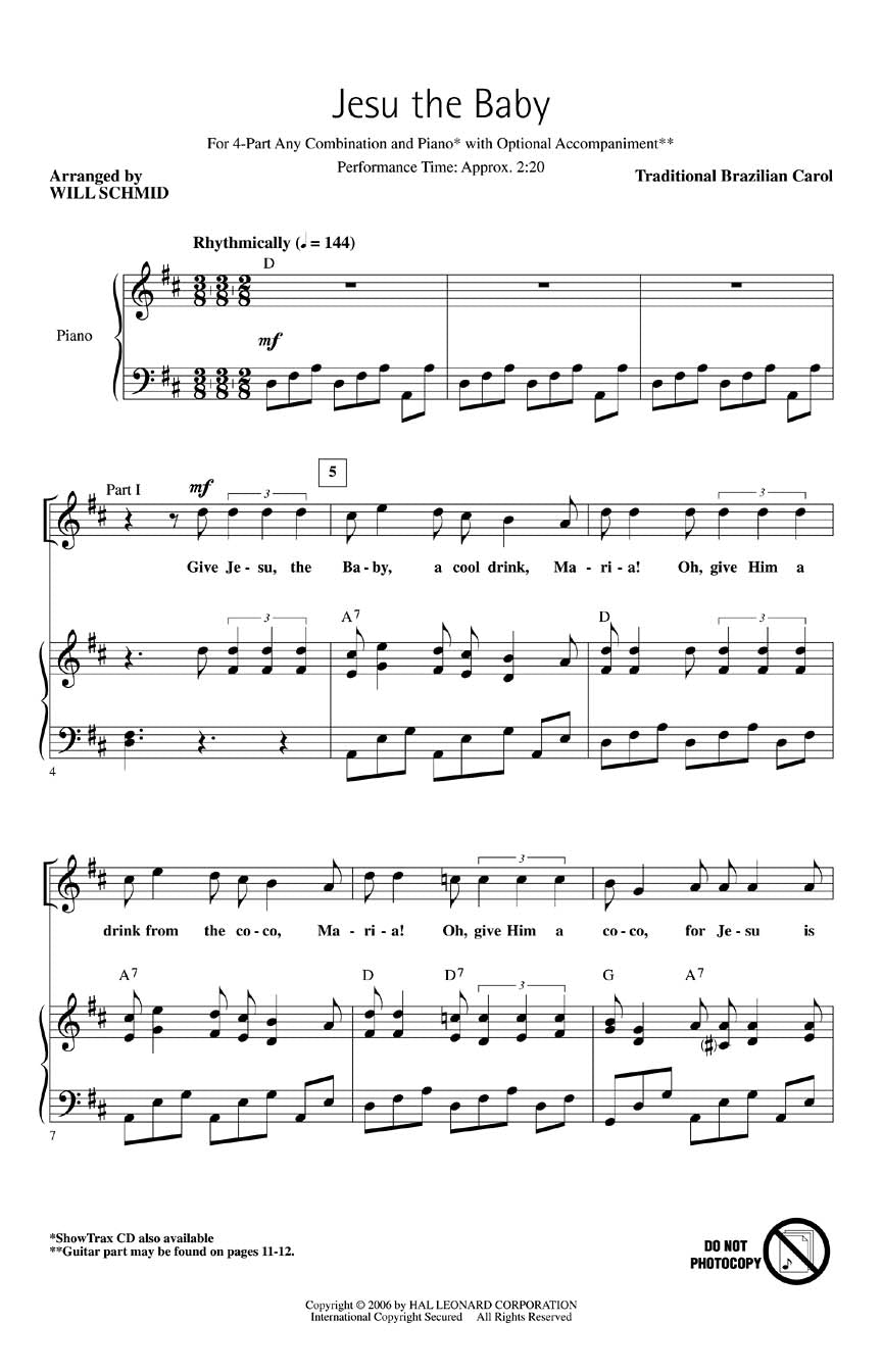 Jesu the Baby - sample page 1
