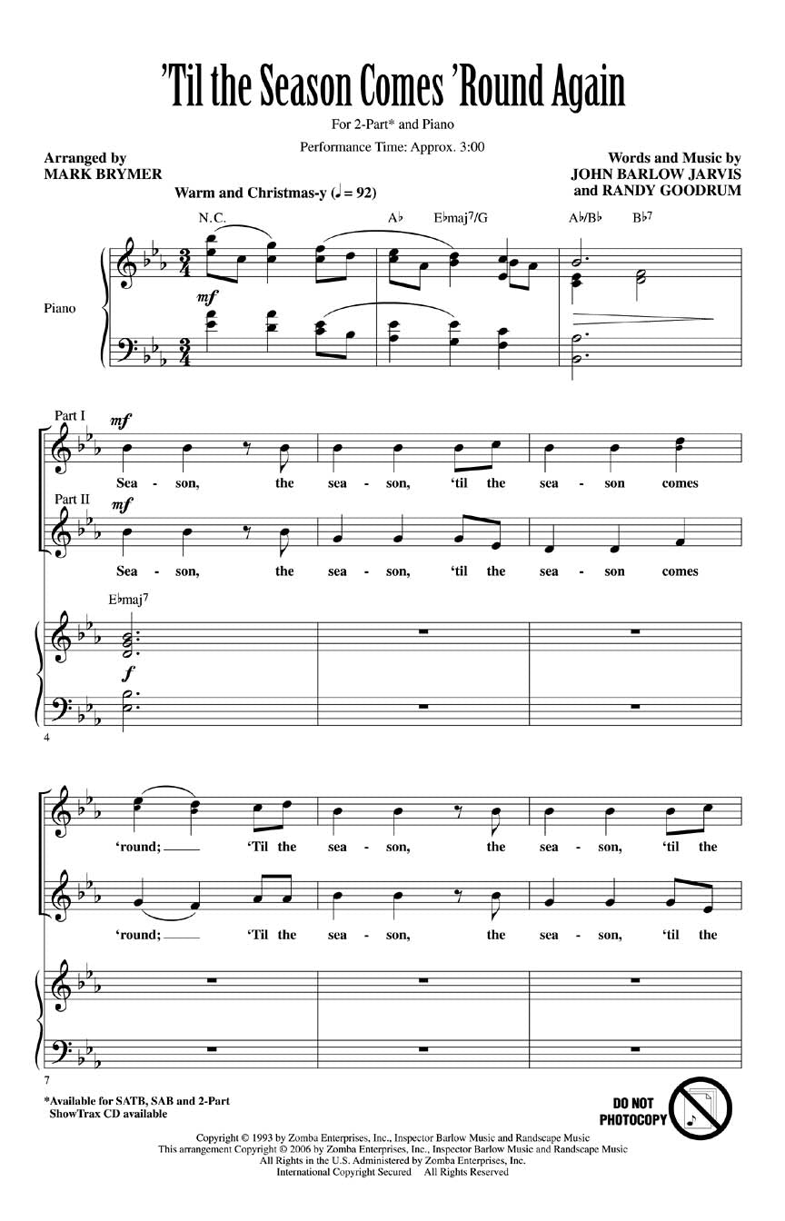 'Til the Season Comes 'Round Again - sample page 1