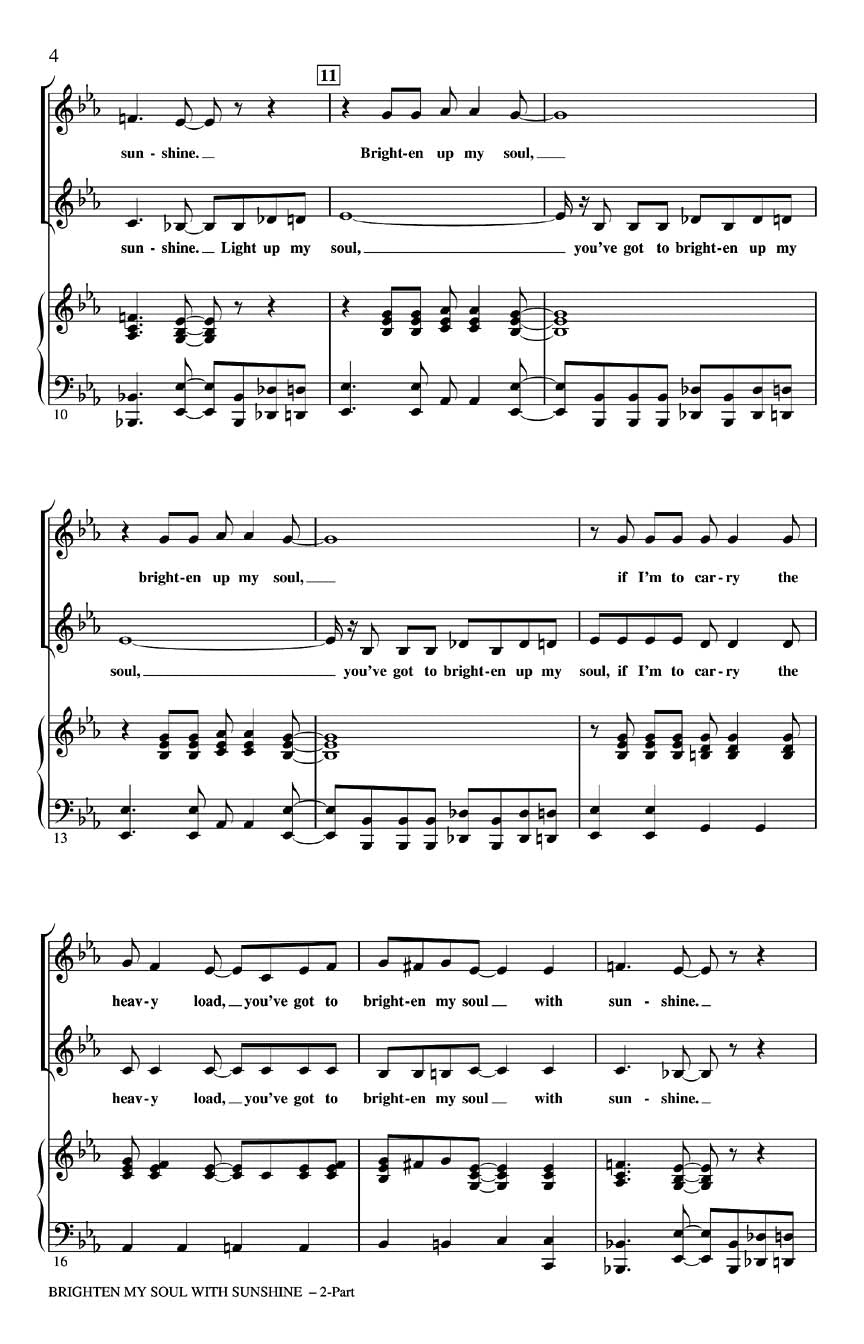 Brighten My Soul with Sunshine - sample page 2