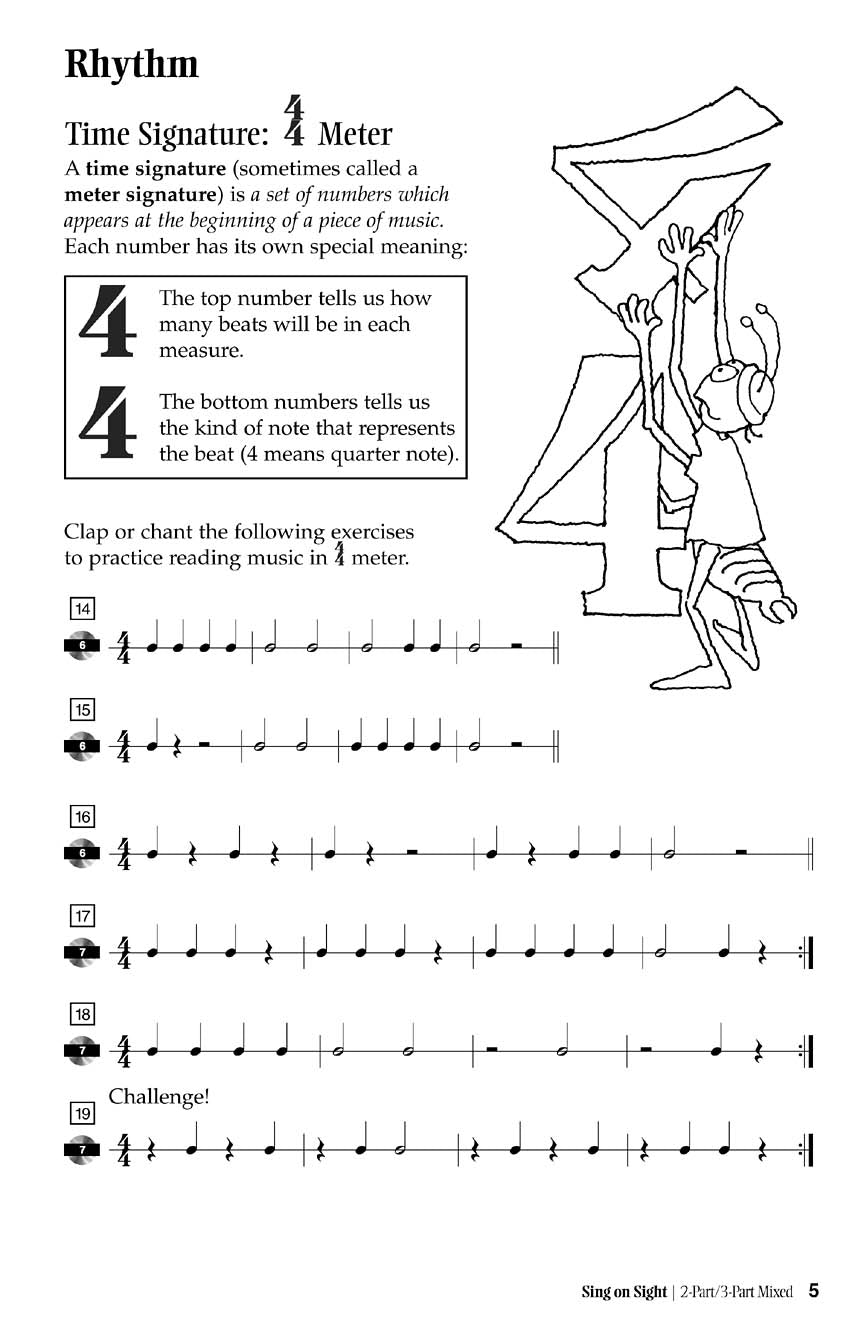 Sing on Sight – A Practical Choral Sight-Singing Course - sample page 1