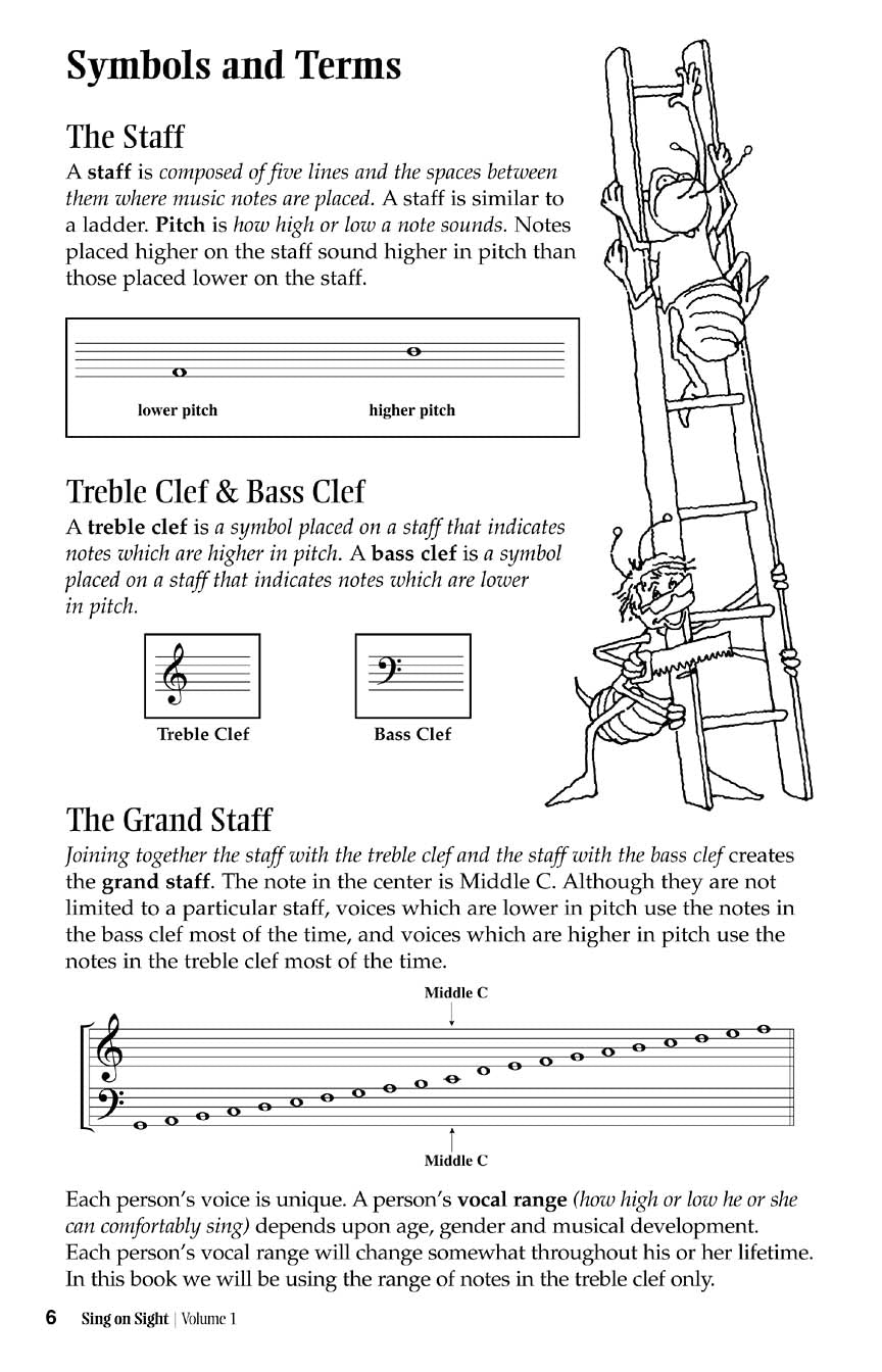 Sing on Sight – A Practical Choral Sight-Singing Course - sample page 1