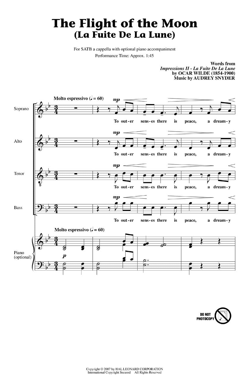 The Flight of the Moon - sample page 1
