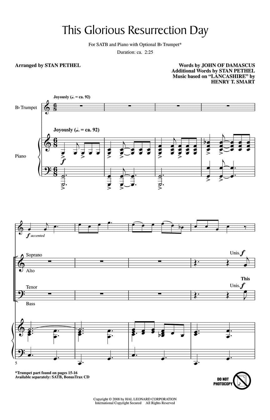 This Glorious Resurrection Day - sample page 1