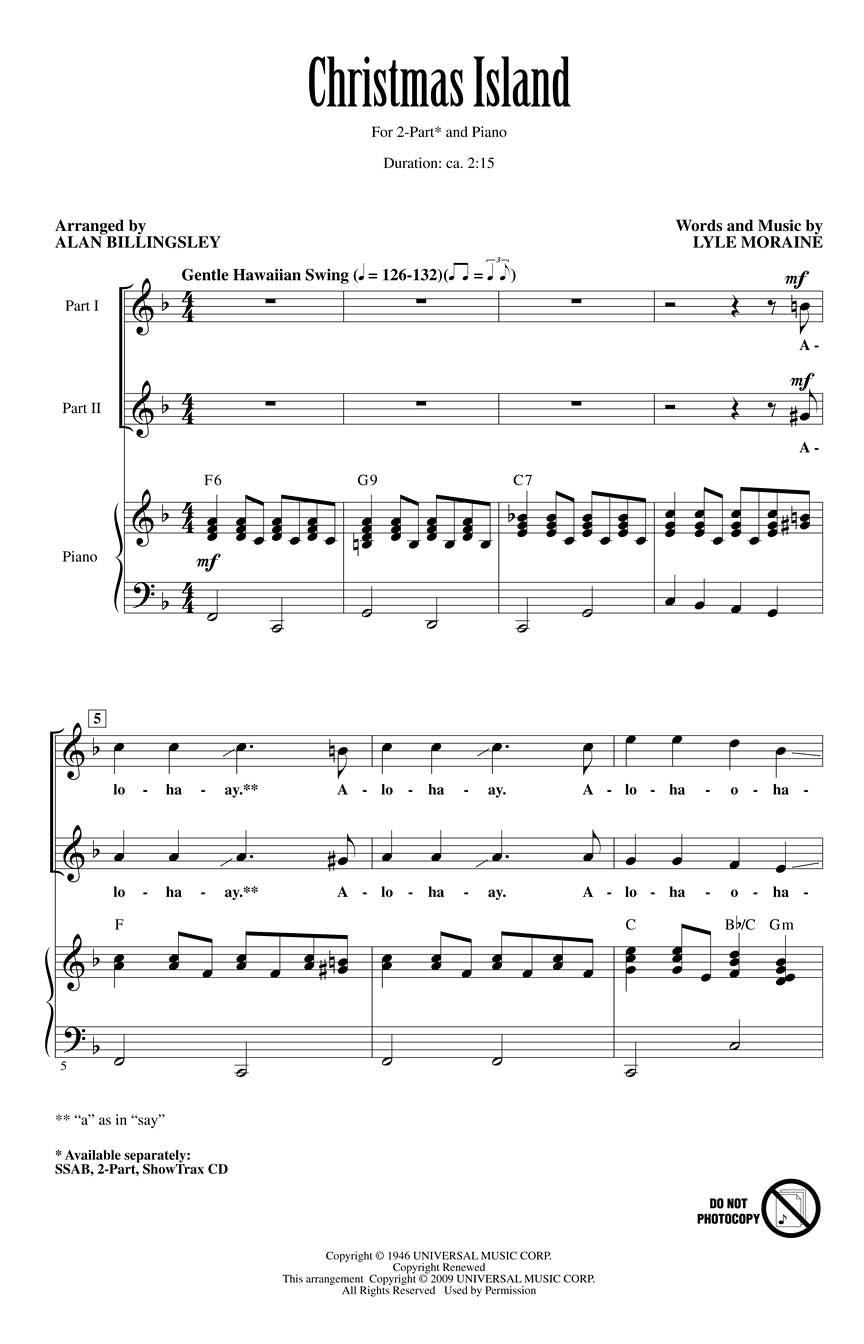 Christmas Island - sample page 1