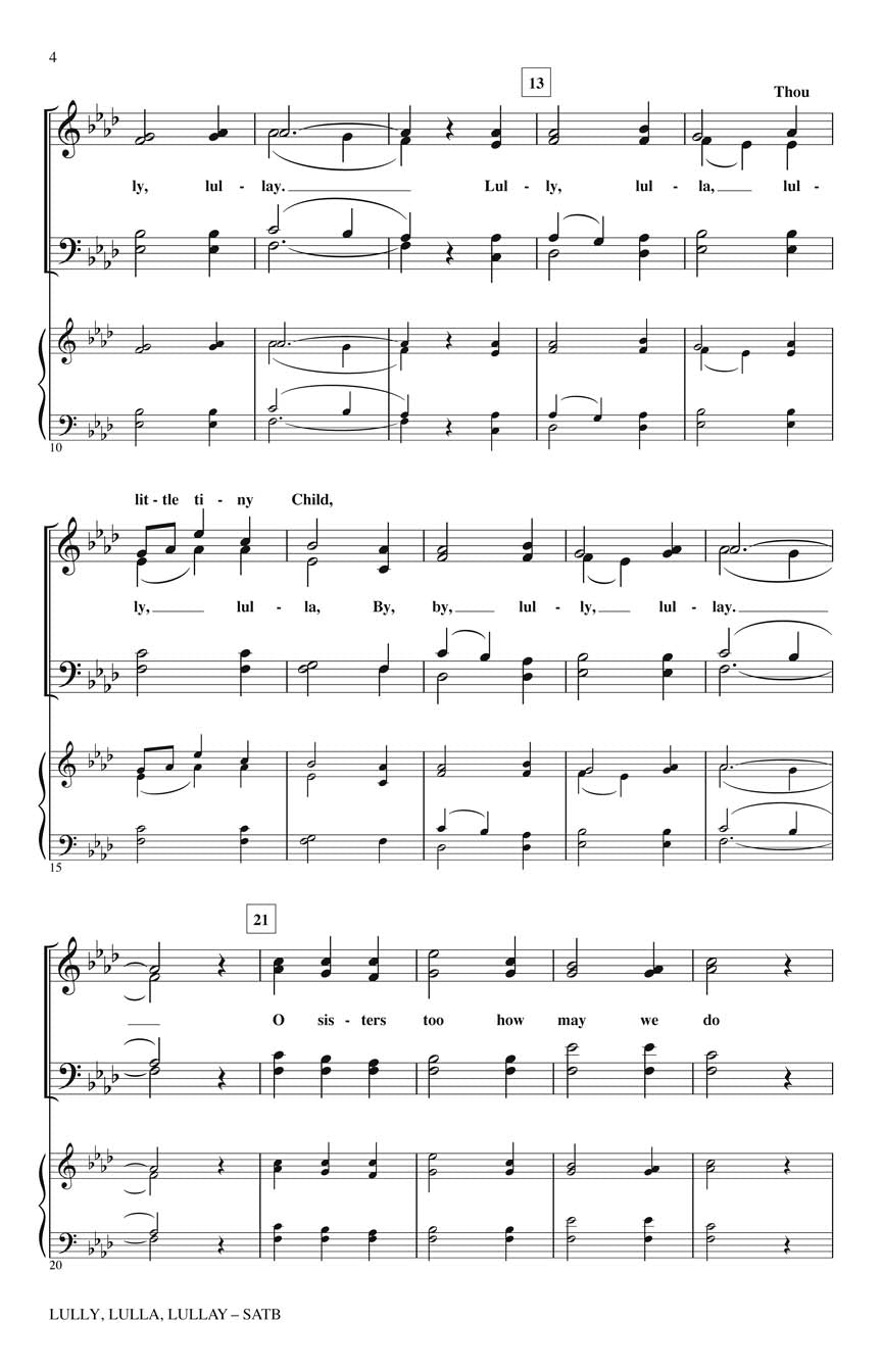Lully, Lulla, Lullay - sample page 2