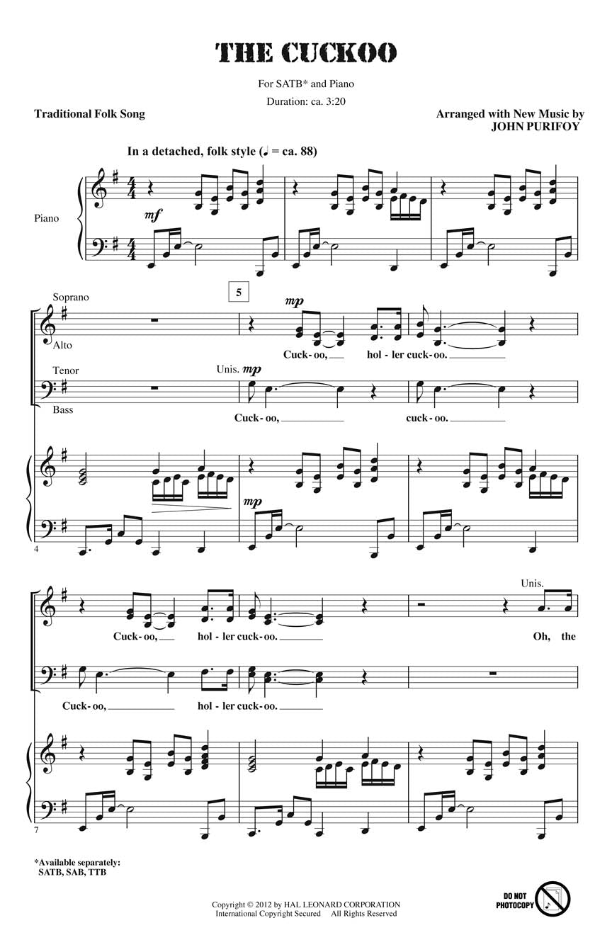The Cuckoo - sample page 1