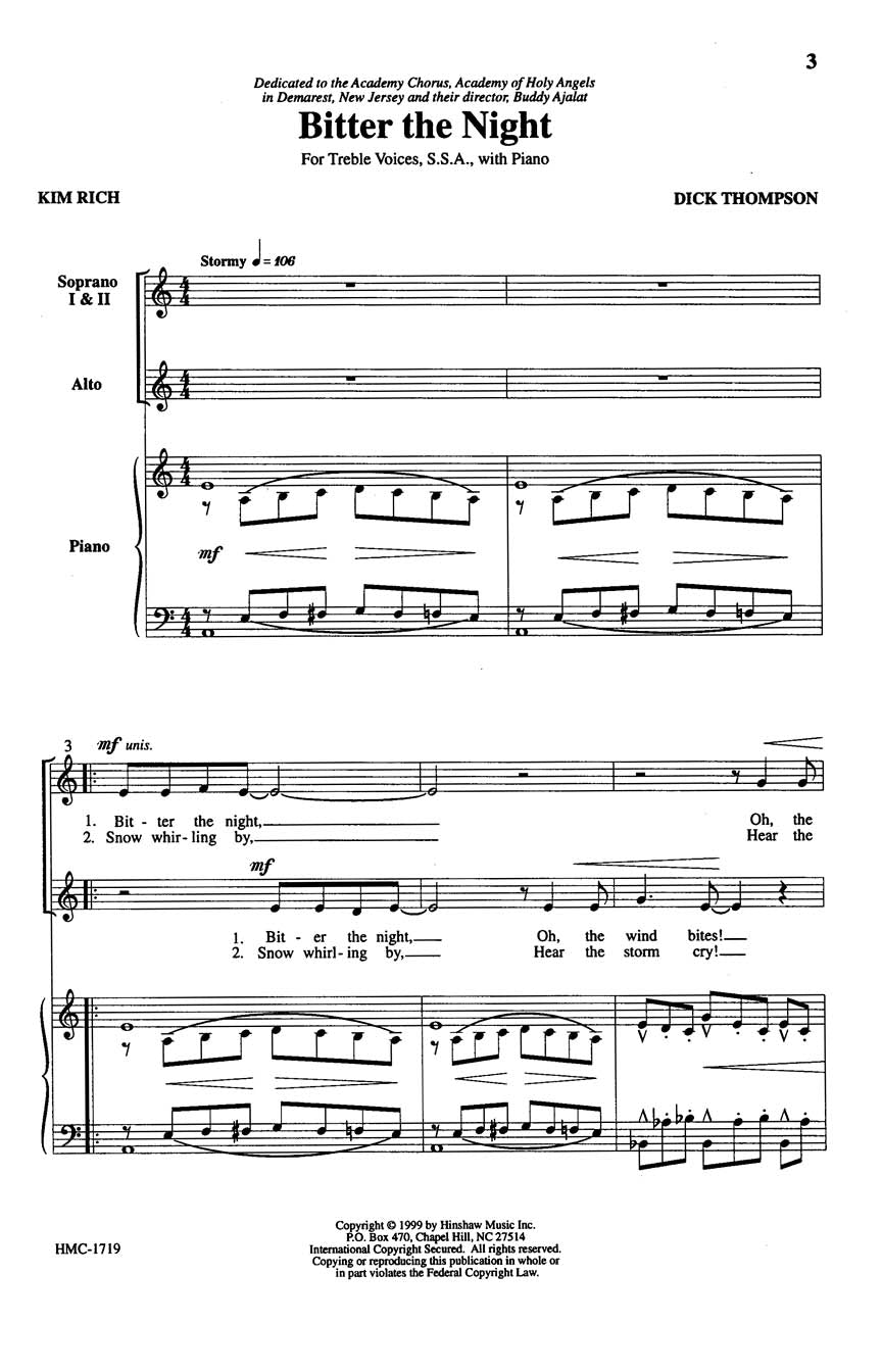 Bitter the Night - sample page 1