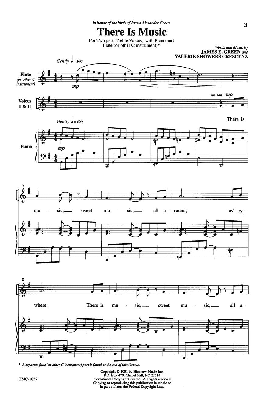 There Is Music - sample page 1