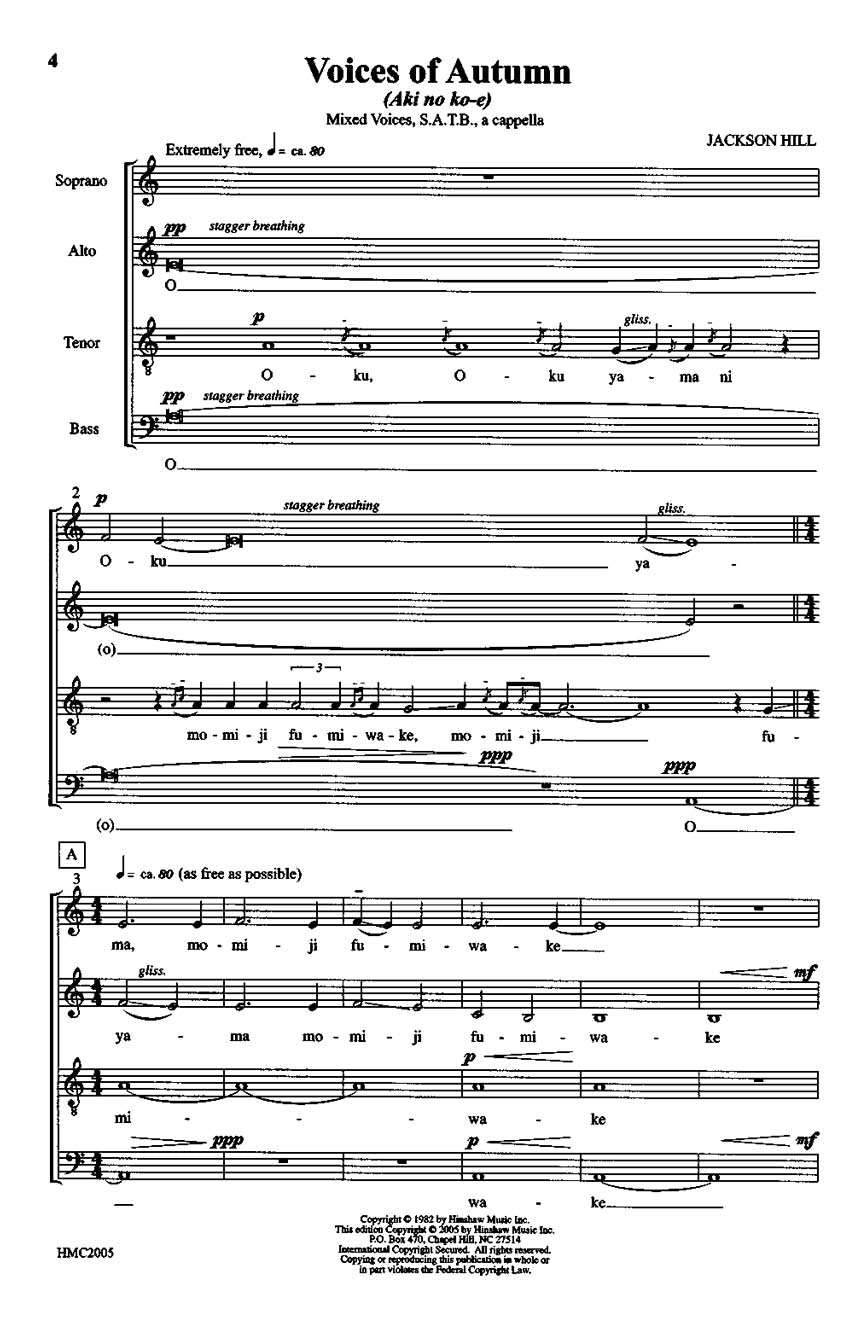 Voices Of Autumn - sample page 1