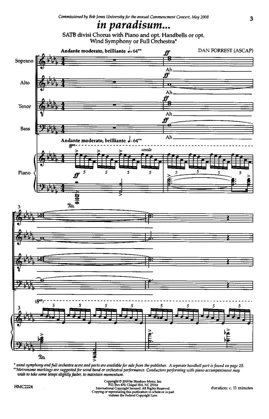 In Paradisum - sample page 1
