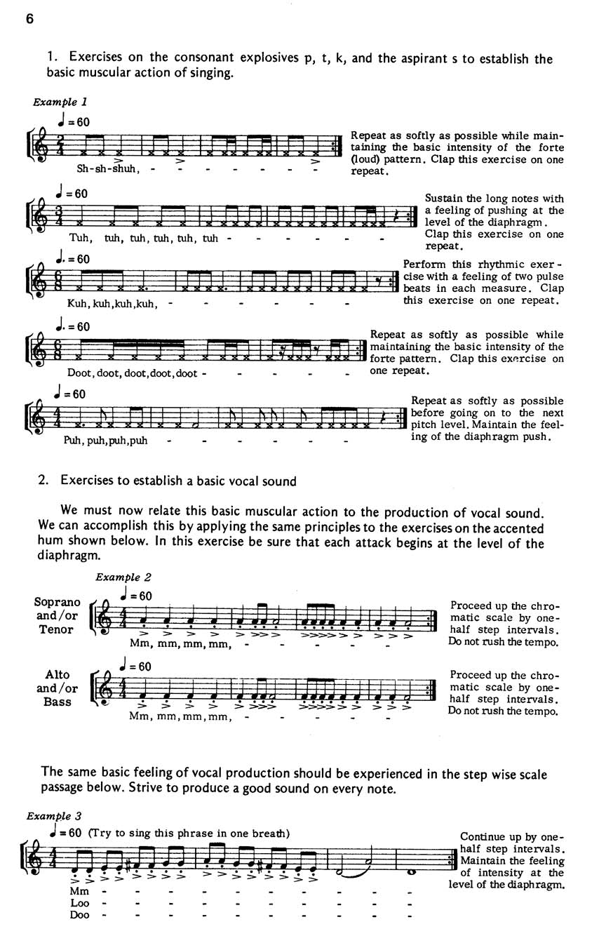 Basic Vocal Production #2 - sample page 1