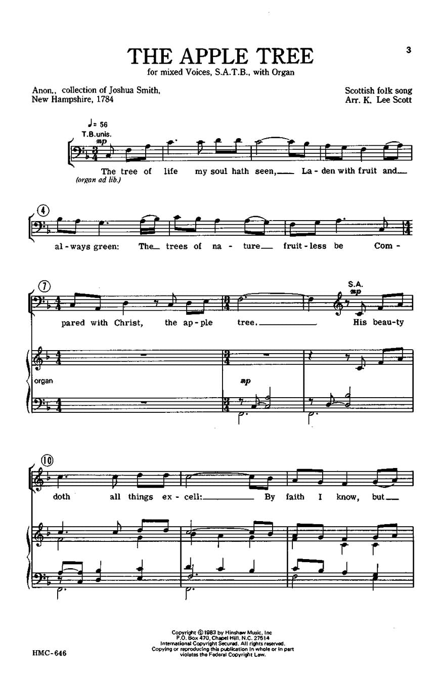 The Apple Tree - sample page 1