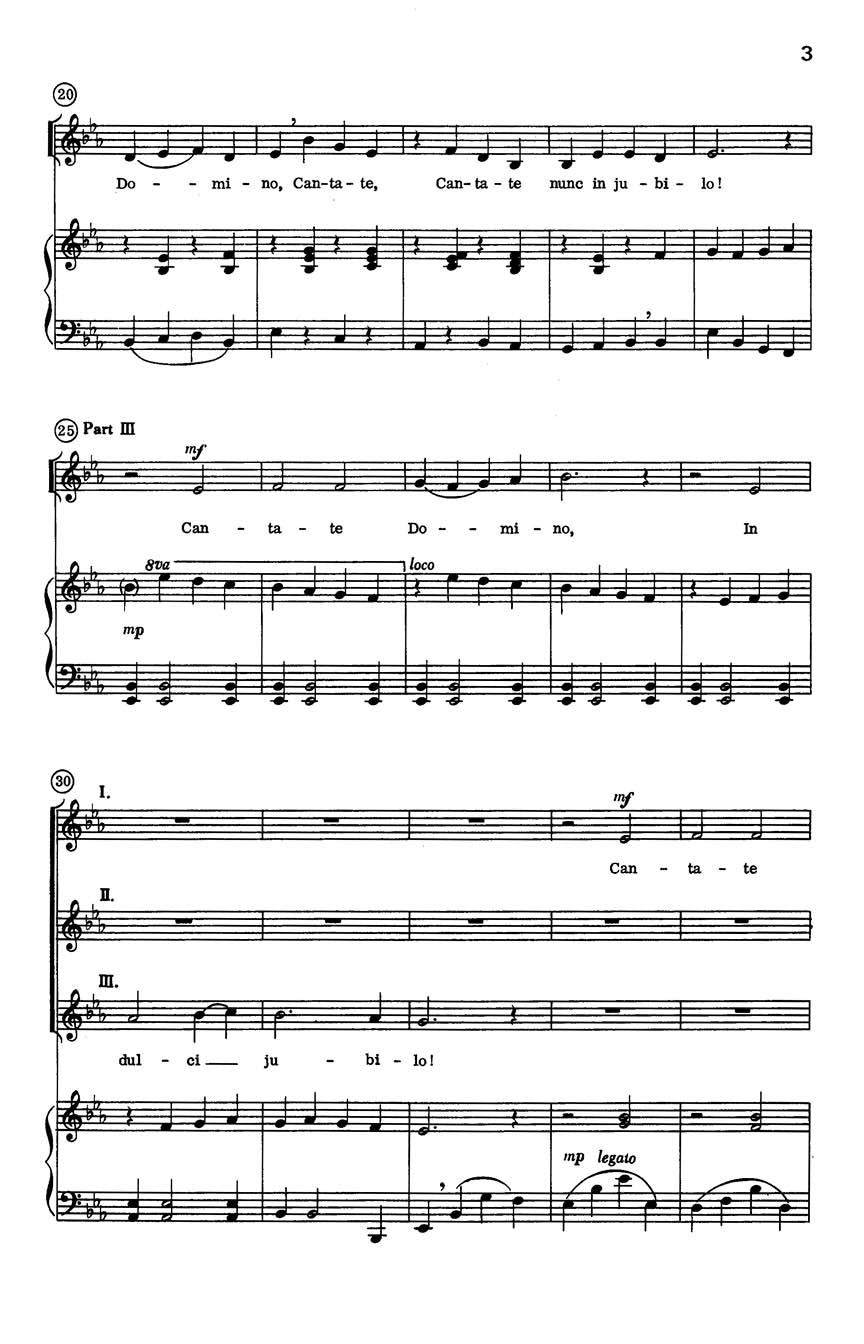 Cantate Domino - sample page 2