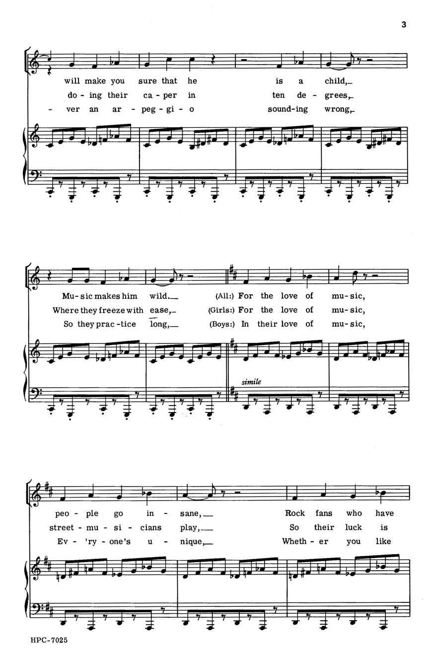 For The Love Of Music - sample page 2