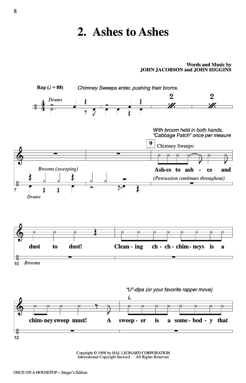 Once on a Housetop (An International Holiday Musical) - sample page 1