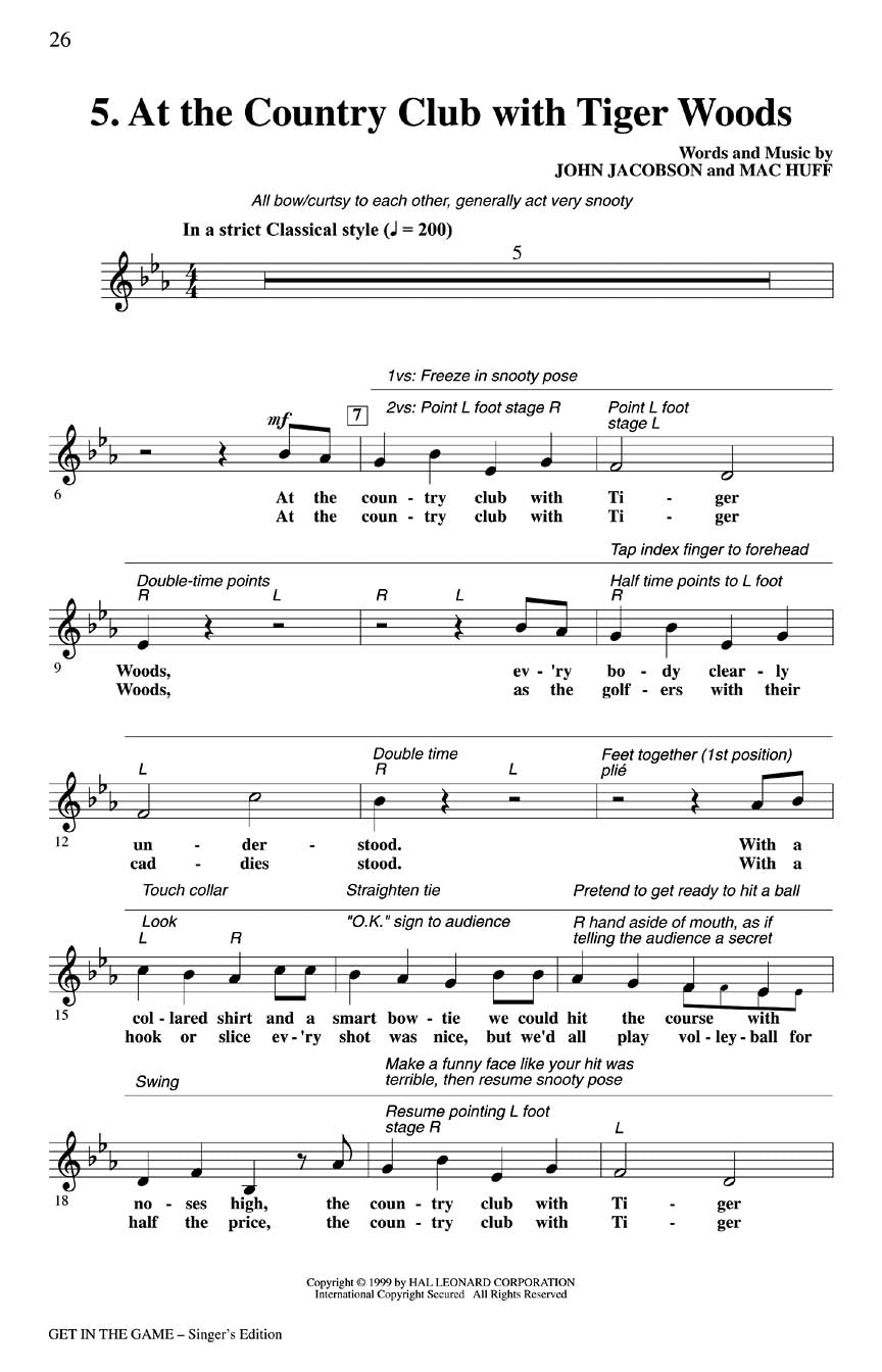 Get in the Game (Musical) - sample page 4