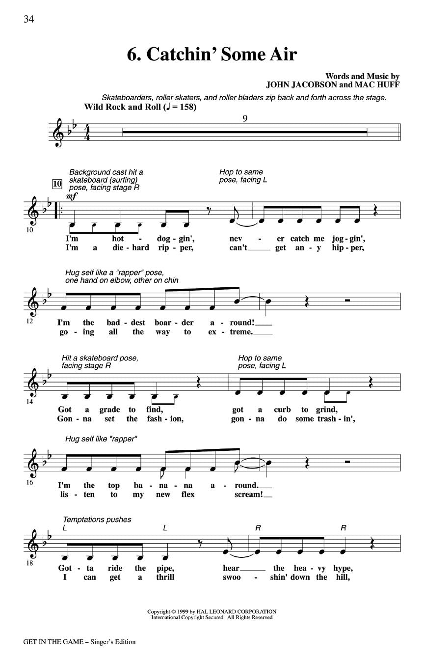 Get in the Game (Musical) - sample page 5