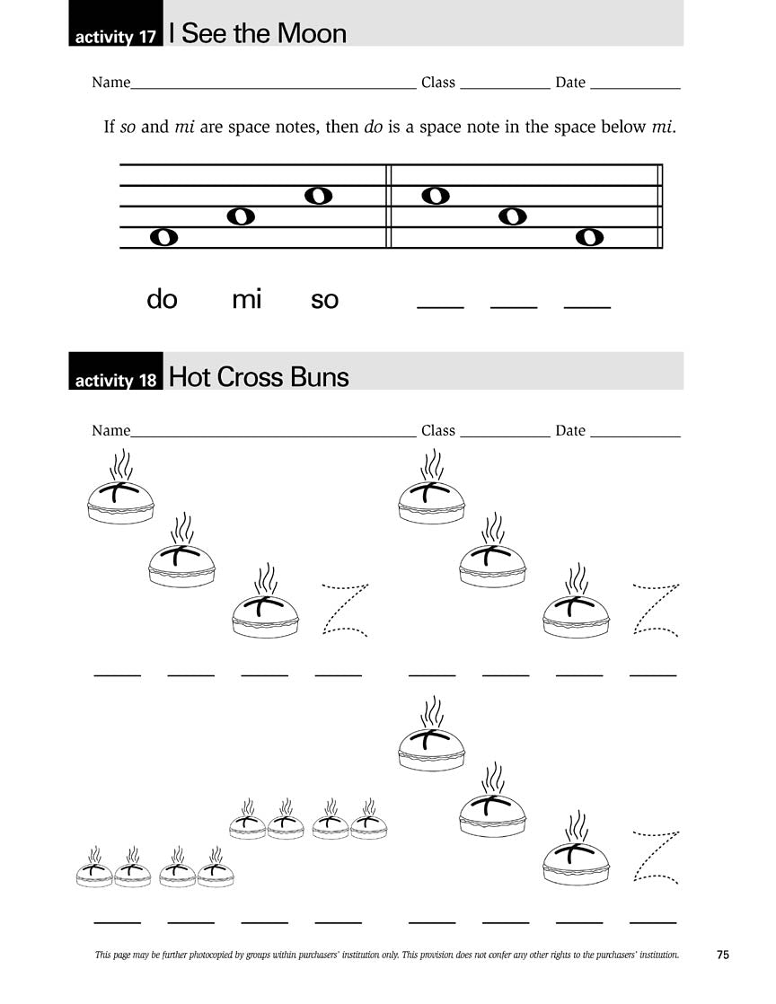 Kodaly in the Classroom – Primary (Set I) - sample page 6