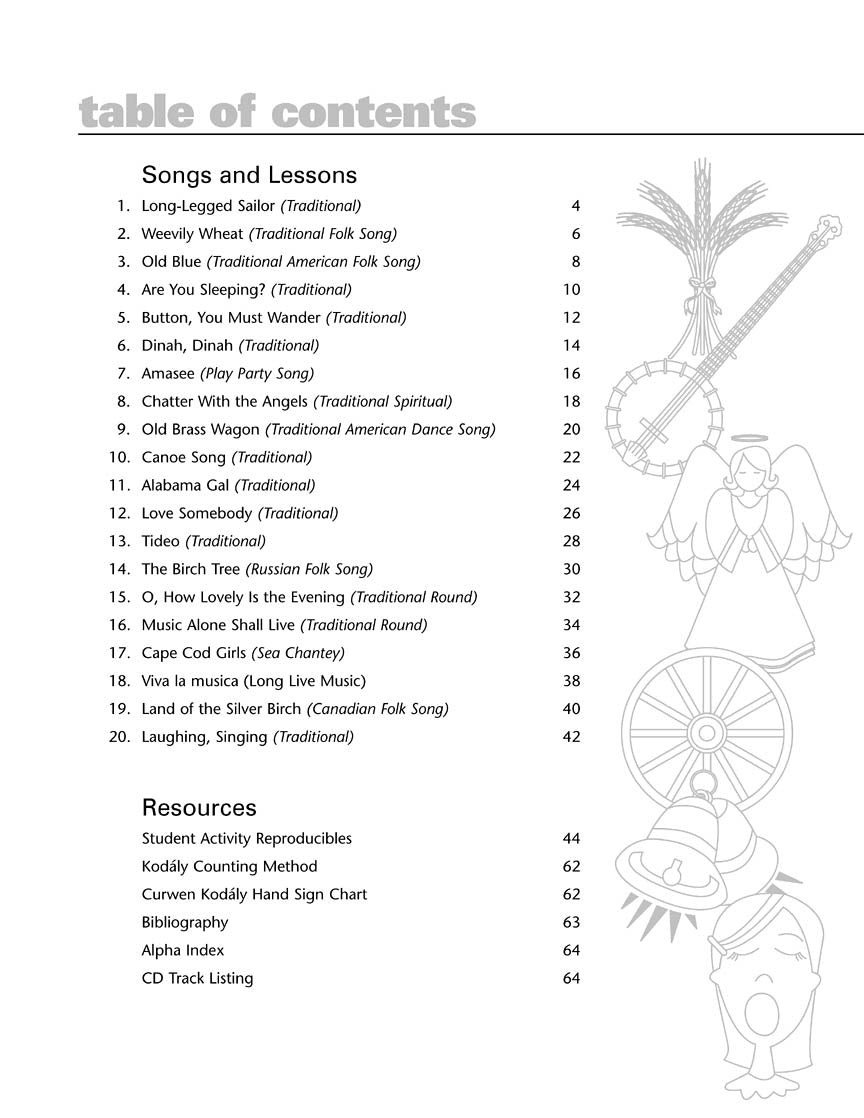 Kodaly in the Classroom – Intermediate (Set I) - sample page 1