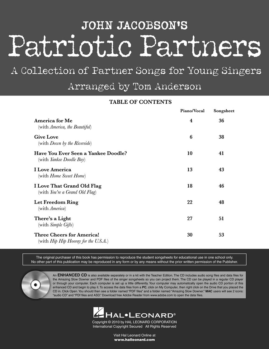 Patriotic Partners - sample page 1