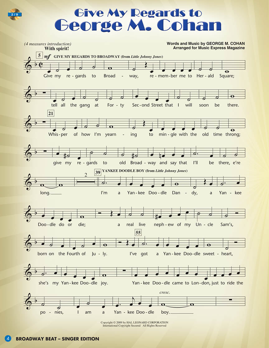 Broadway Beat - sample page 1
