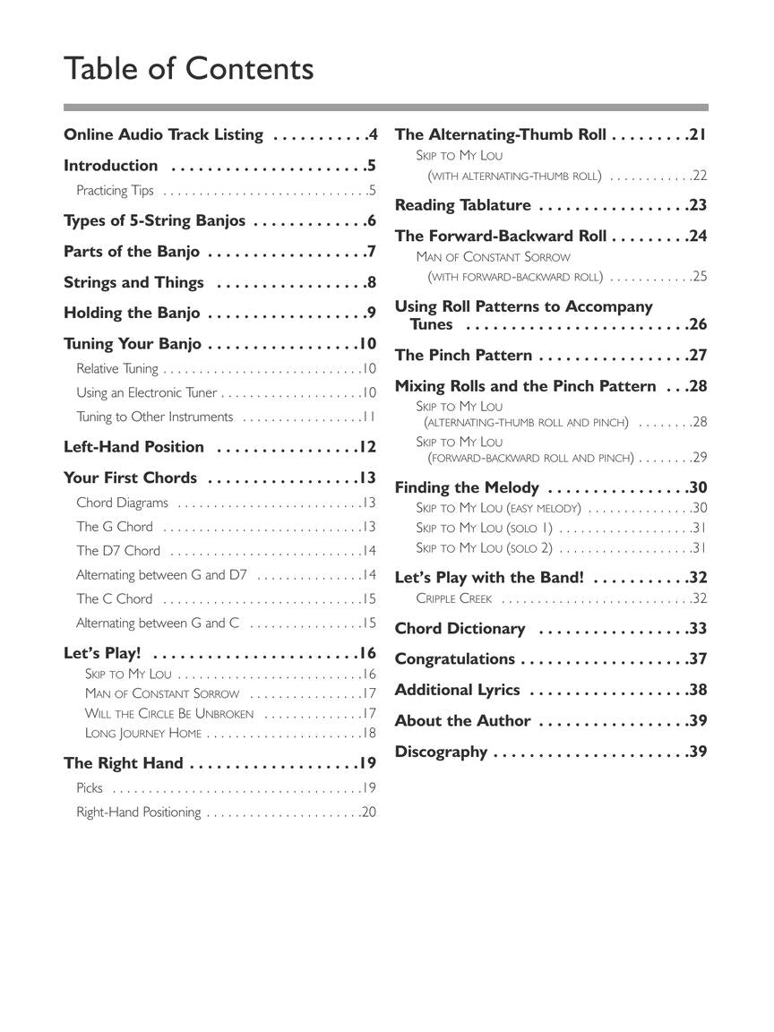 Absolute Beginners – Banjo - sample page 2