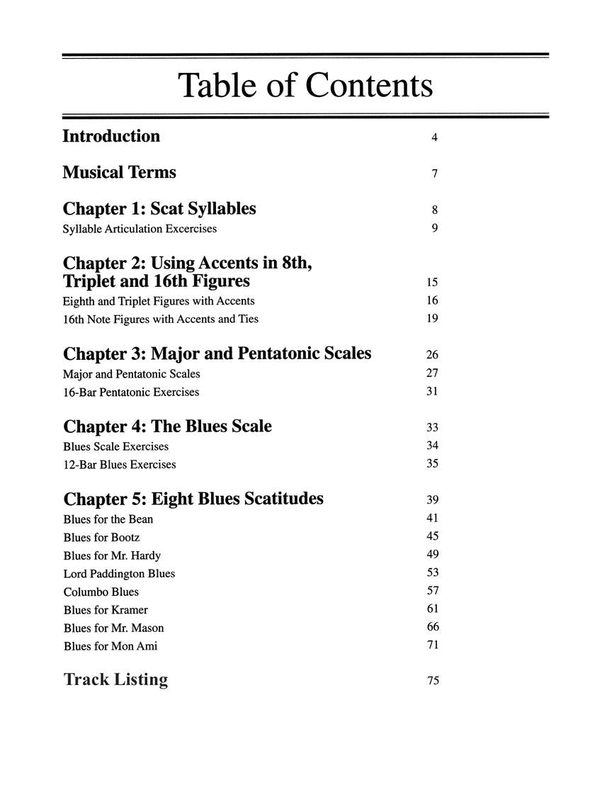 Blues Scatitudes - sample page 2