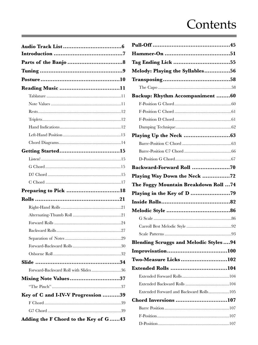 The Complete 5-String Banjo Player - sample page 2