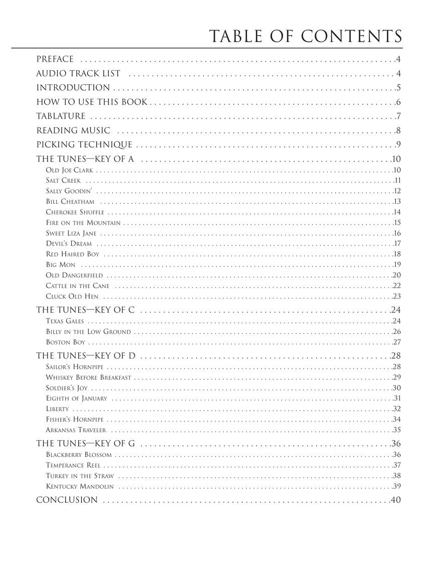 Fiddle Tunes for Flatpickers – Mandolin - sample page 2