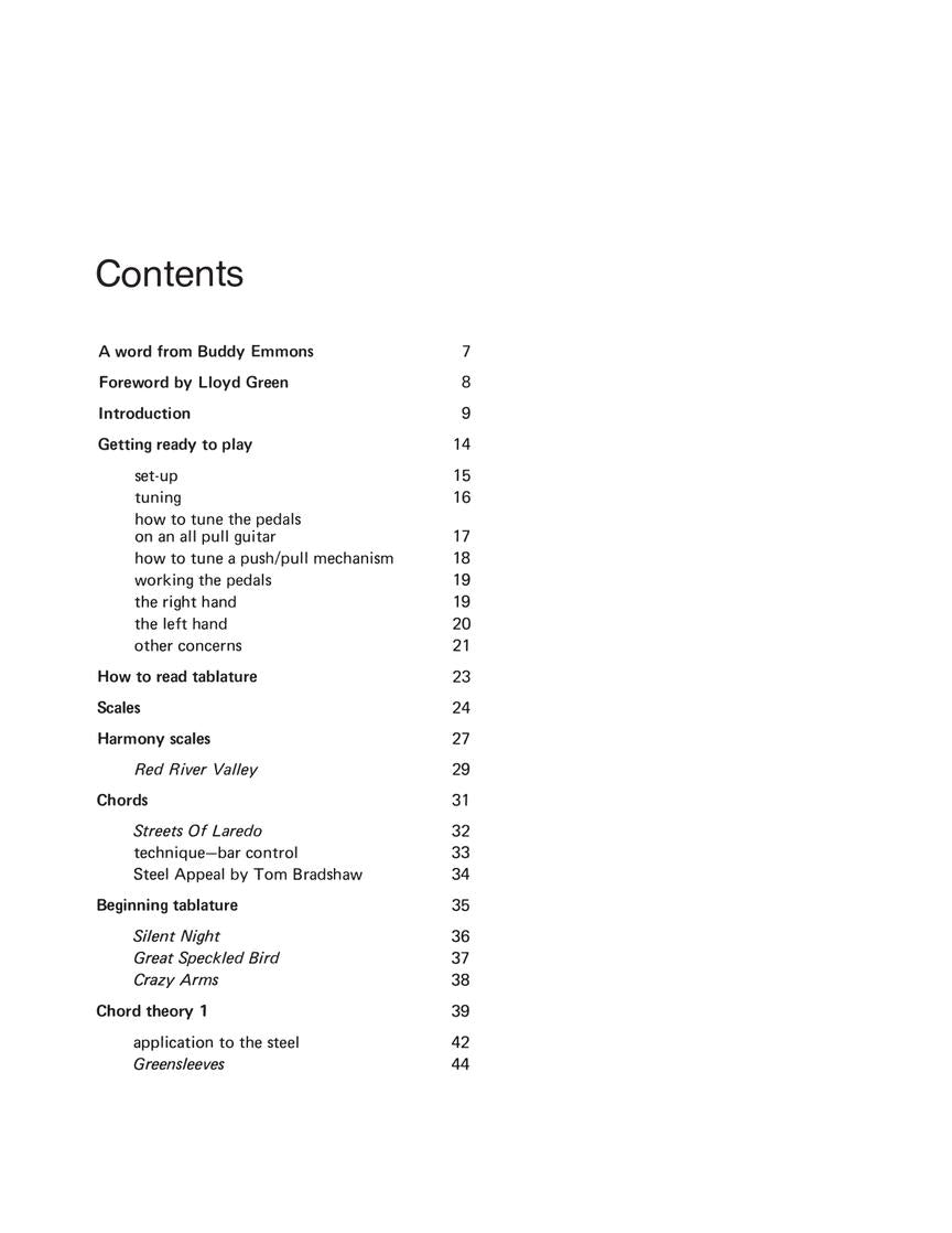 Pedal Steel Guitar - sample page 2