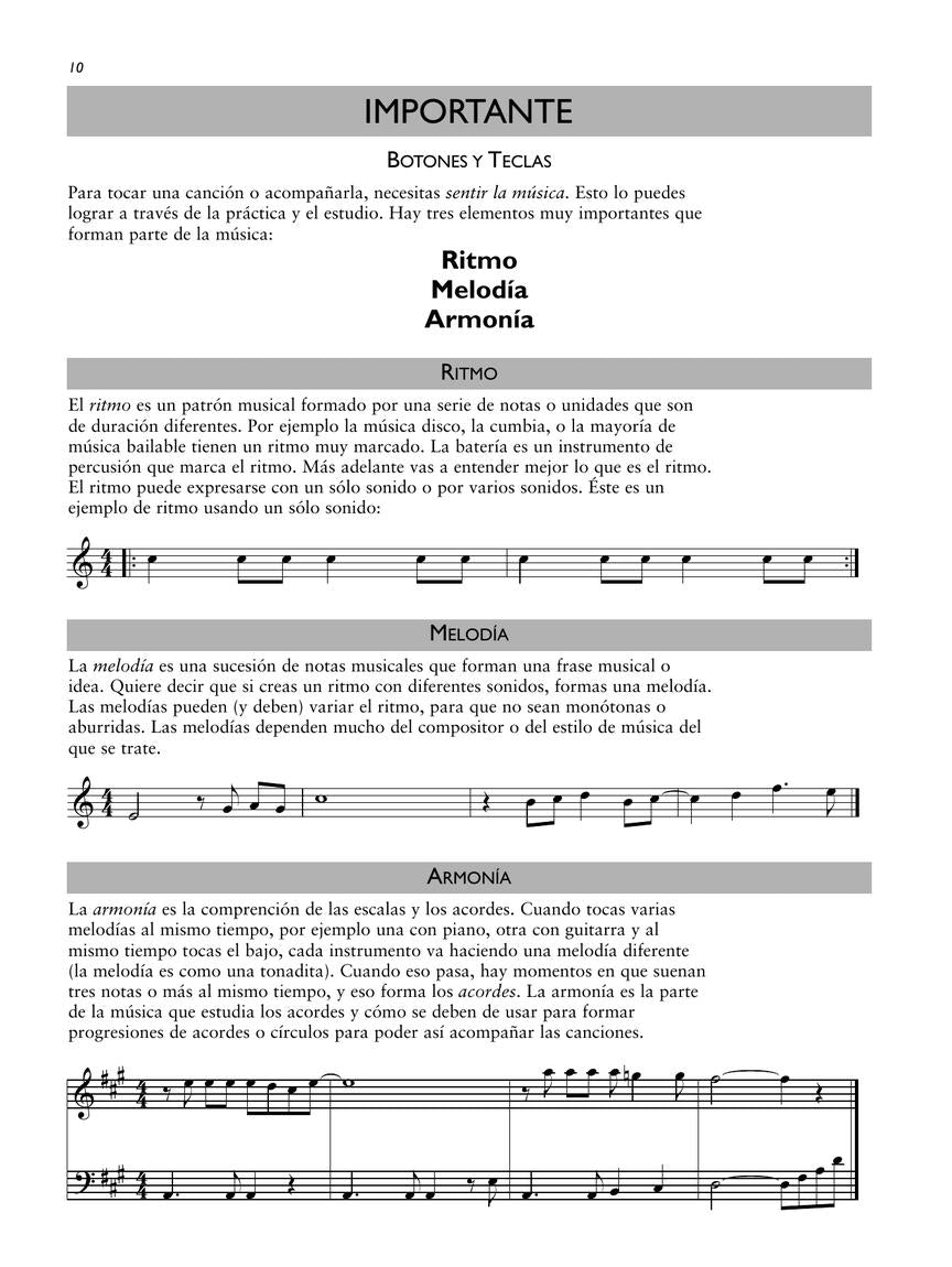 Primer Nivel: Aprende Acordeon Facilmente - sample page 9