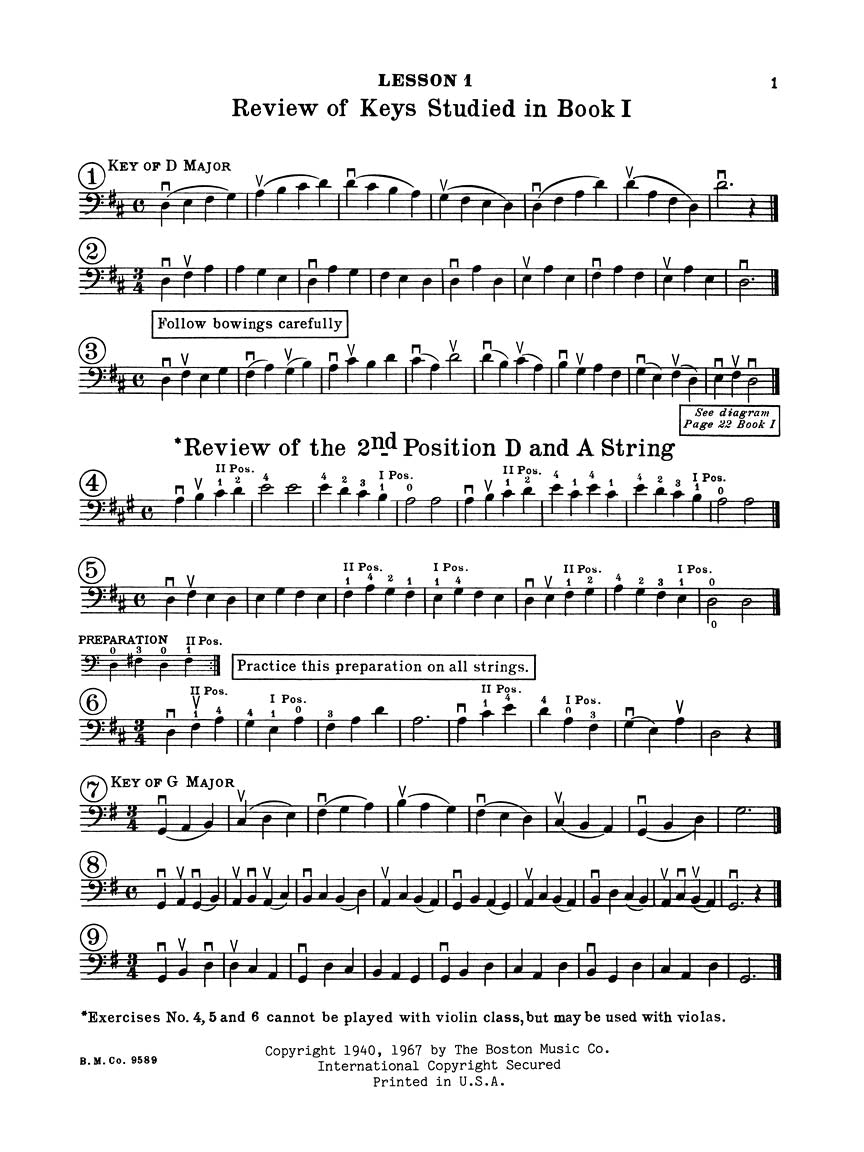 A Tune a Day – Cello - sample page 2