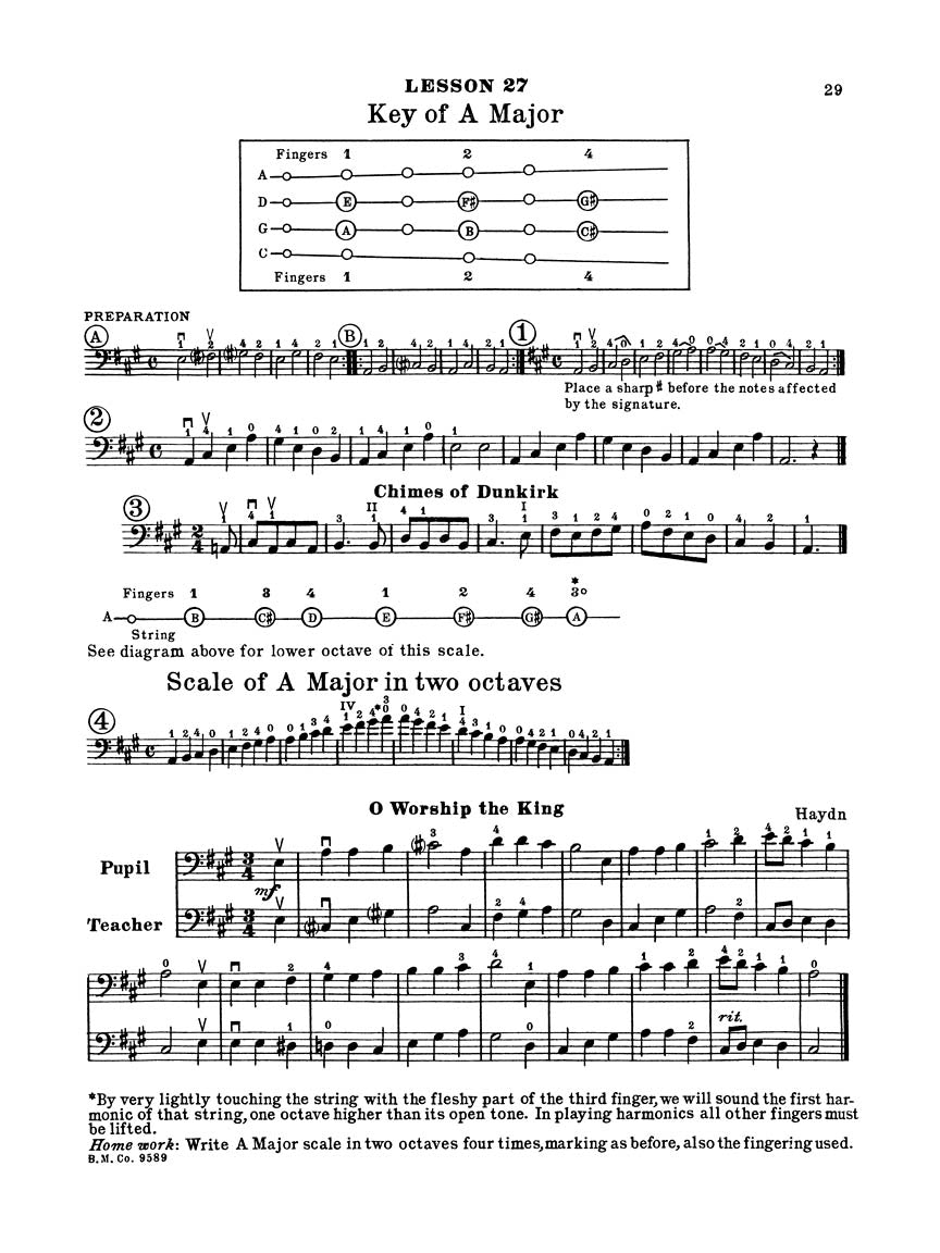 A Tune a Day – Cello - sample page 3