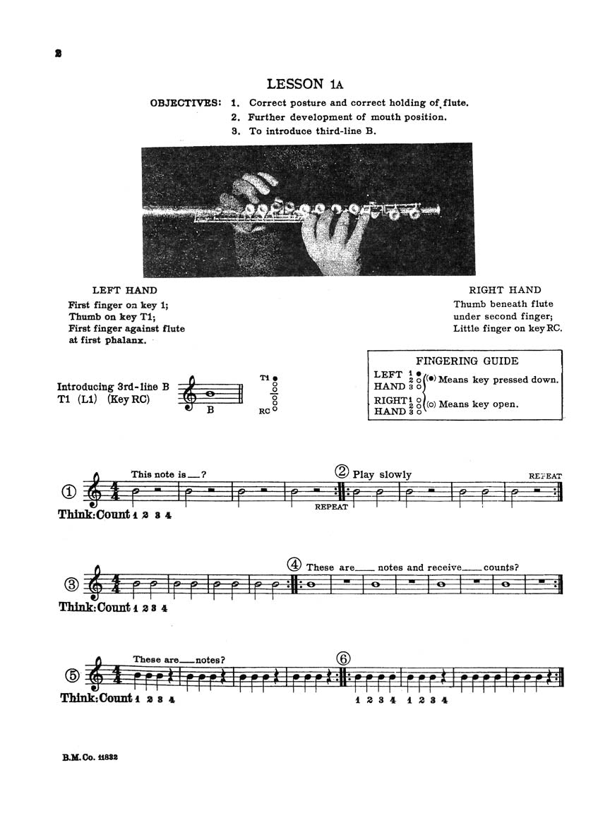 A Tune a Day – Flute - sample page 2