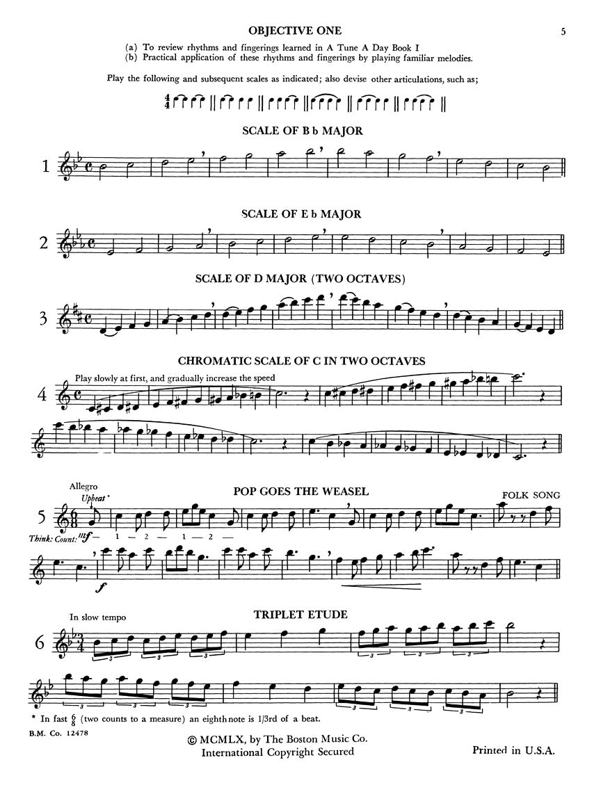 A Tune a Day – Flute - sample page 2