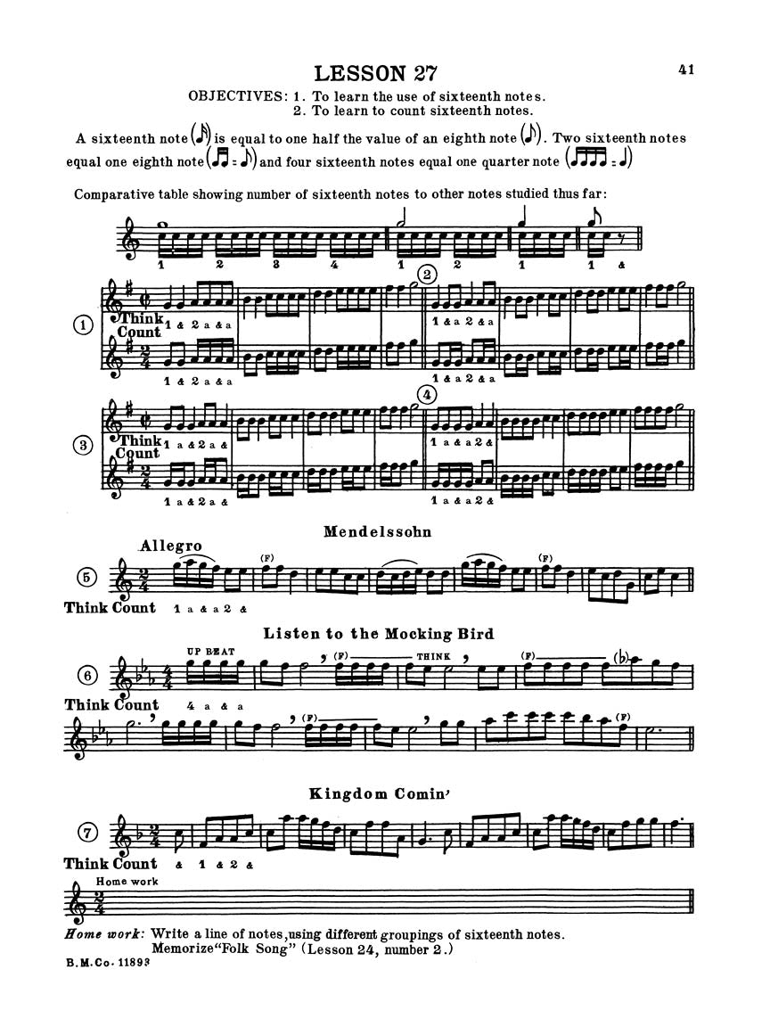A Tune a Day – Oboe - sample page 3
