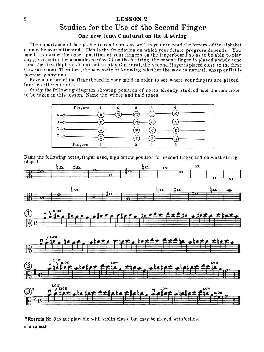 A Tune a Day – Viola - sample page 2