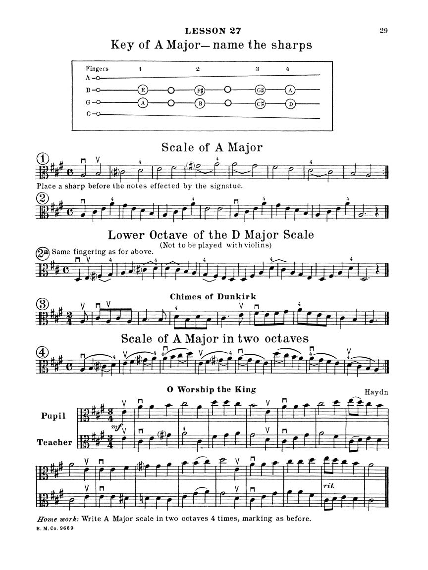 A Tune a Day – Viola - sample page 3