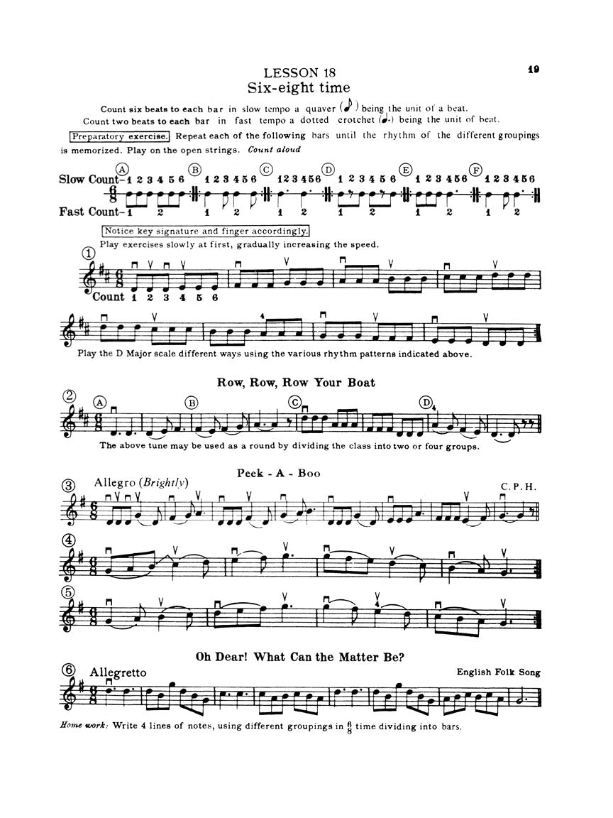A Tune a Day – Violin - sample page 3