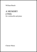 Product Cover for A Memory for Cello and Piano