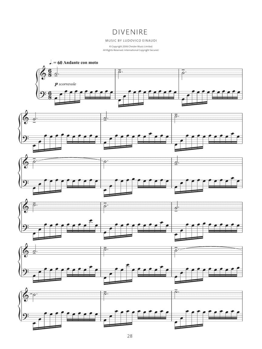 Ludovico Einaudi – Solo Piano - sample page 5