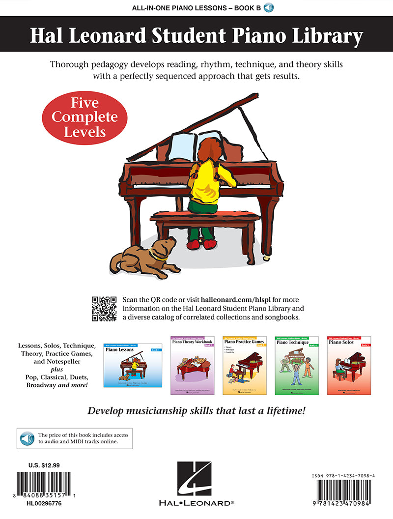 All-In-One Piano Lessons Book B - sample page 2