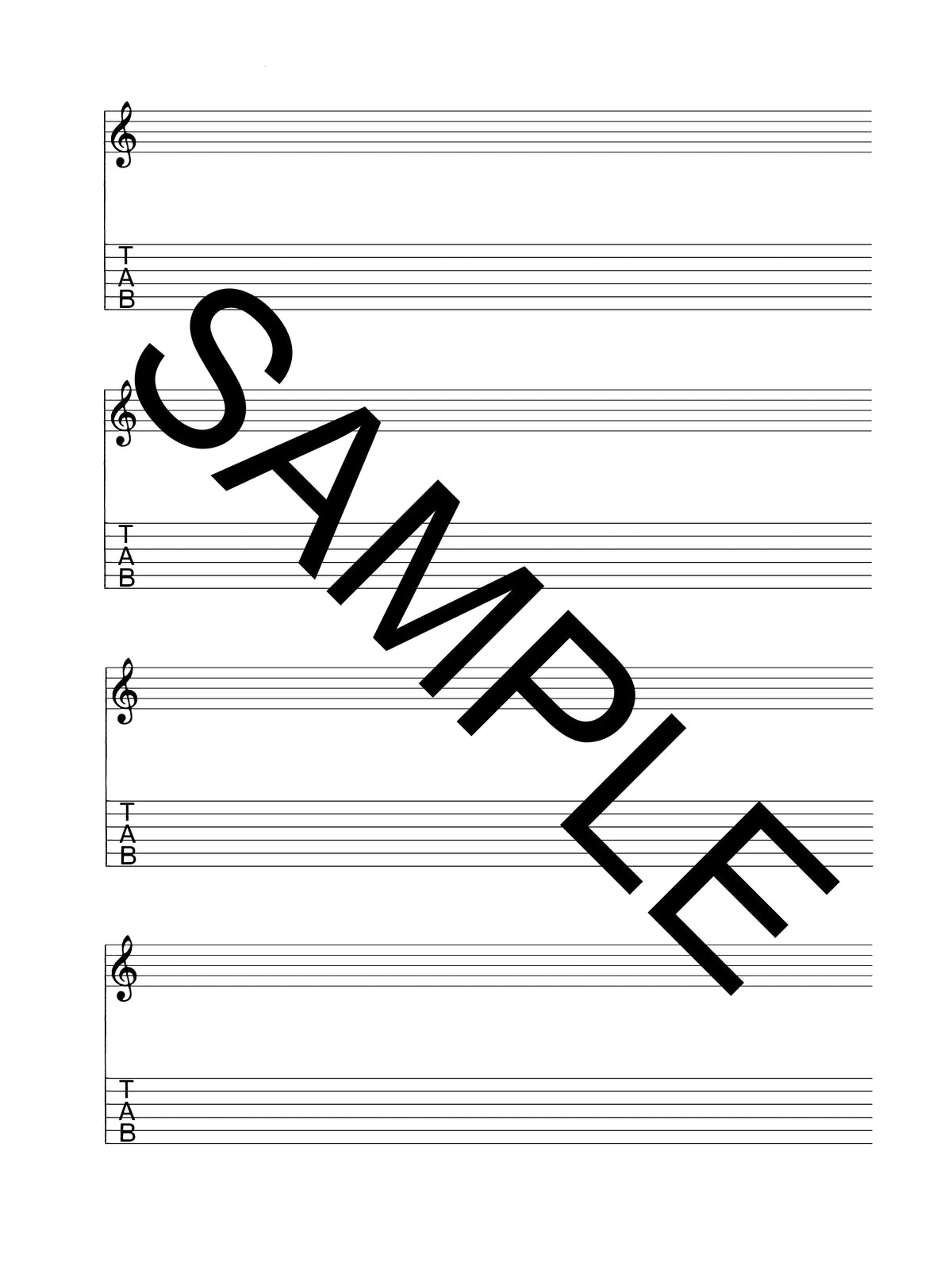 159. Spiral Book 4-Stave/16 Chord Boxes (Guitar) - sample page 2