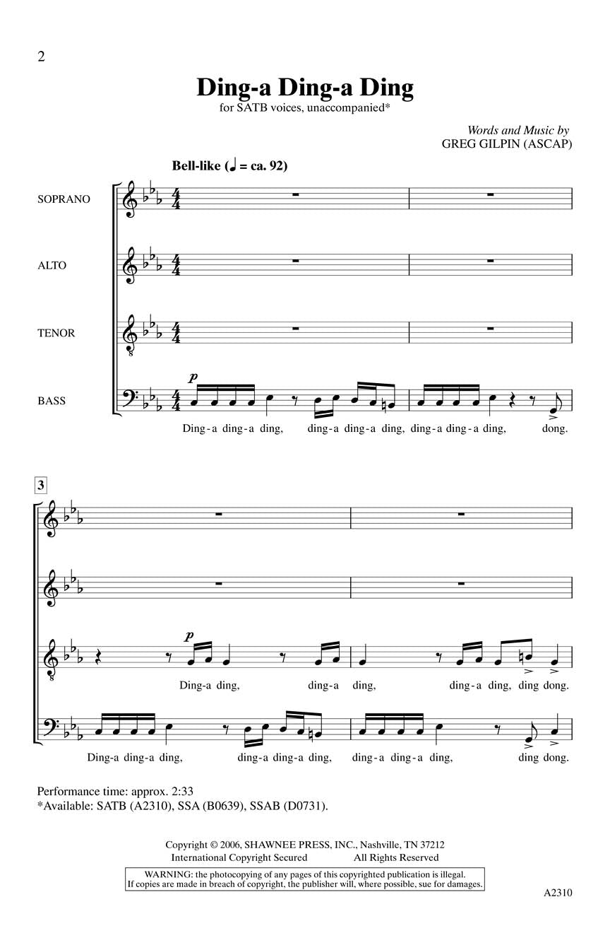 Ding-a Ding-a Ding - sample page 1