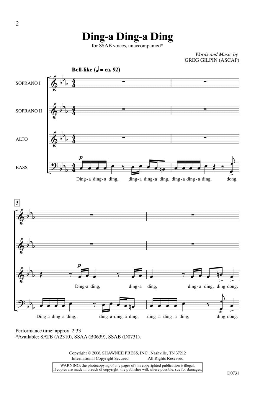 Ding-a Ding-a Ding - sample page 1
